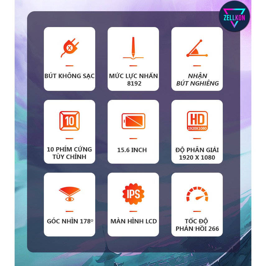 Bảng Vẽ GAOMON GM 156HD Có Màn Hình PHIÊN BẢN 2023