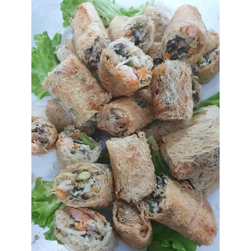 Nem dế hải sản khay 10 cái