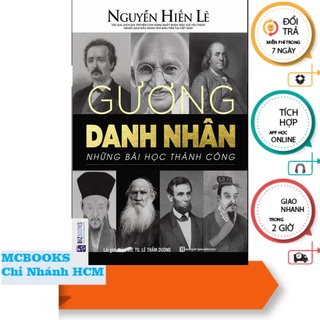 Sách - Gương Danh Nhân - Những Bài Học Thành Công - Mcbooks