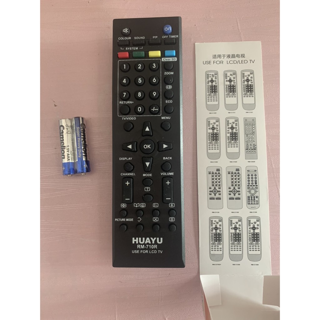 REMOTE ĐIỀU KHIỂN TIVI JVC LED/LCD