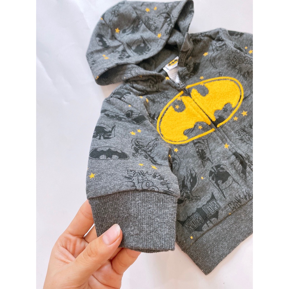 BỘ NỈ BATMAN CHO BÉ TRAI/ BỘ NỈ ẤM CHO BÉ TỪ 3-24M
