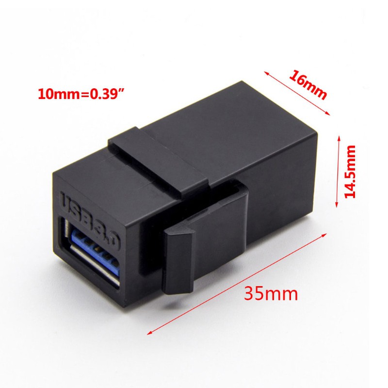 Set 2 Đầu Nối Chuyển Đổi Usb 3.0 A Female Sang A Female