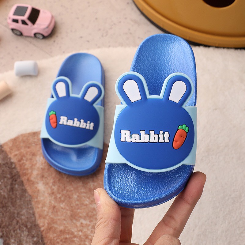 dép lê bé gái, bé trai quảng châu thỏ rabbit cà rốt