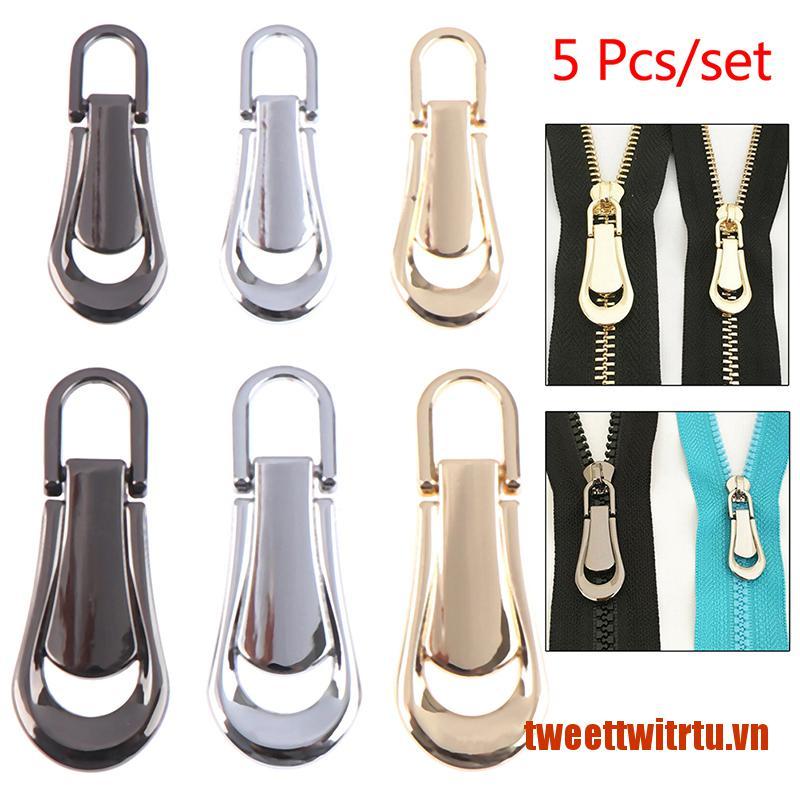Bộ 5 Dụng Cụ Sửa Chữa Dây Kéo Đầu Kim Loại Có Thể Tháo Rời