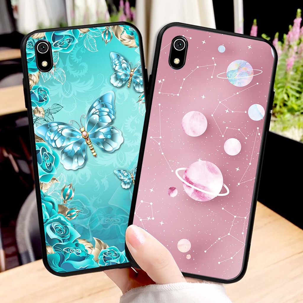 Ốp lưng Xiaomi REDMI 7A in hình hoa xinh xắn, hiện đại , thời trang ,phong cách