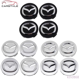 Set 4 Nắp Chụp Mâm Bánh Xe Hơi Mazda Cx9 Cx7 Cx5 Atenza Axla Mx3 Mx5 Speed