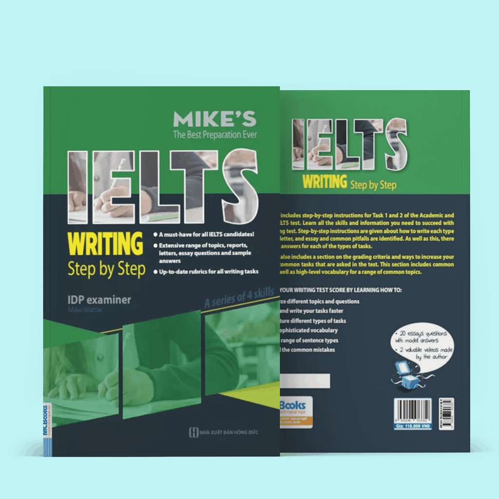 Sách - IELTS Writing: Step By Step (Học Cùng App MCBOOKS)