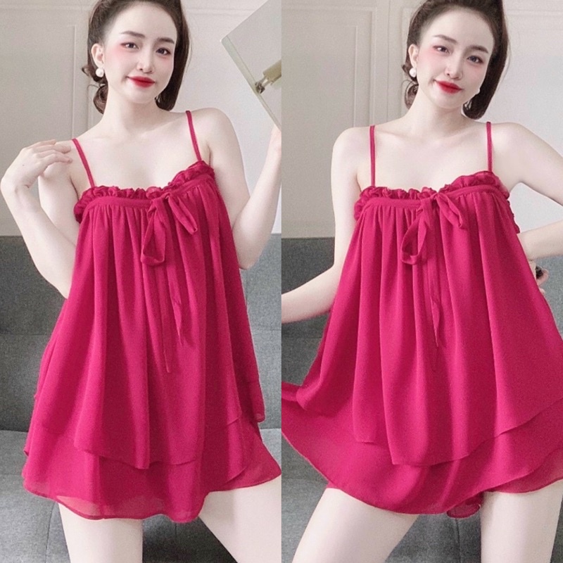 Đồ bộ nữ 2 dây sexy quyến rũ Lụa bigsize dưới 72kg mặc thoải mái - hở lưng phối ren cao cấp 🚨 | BigBuy360 - bigbuy360.vn