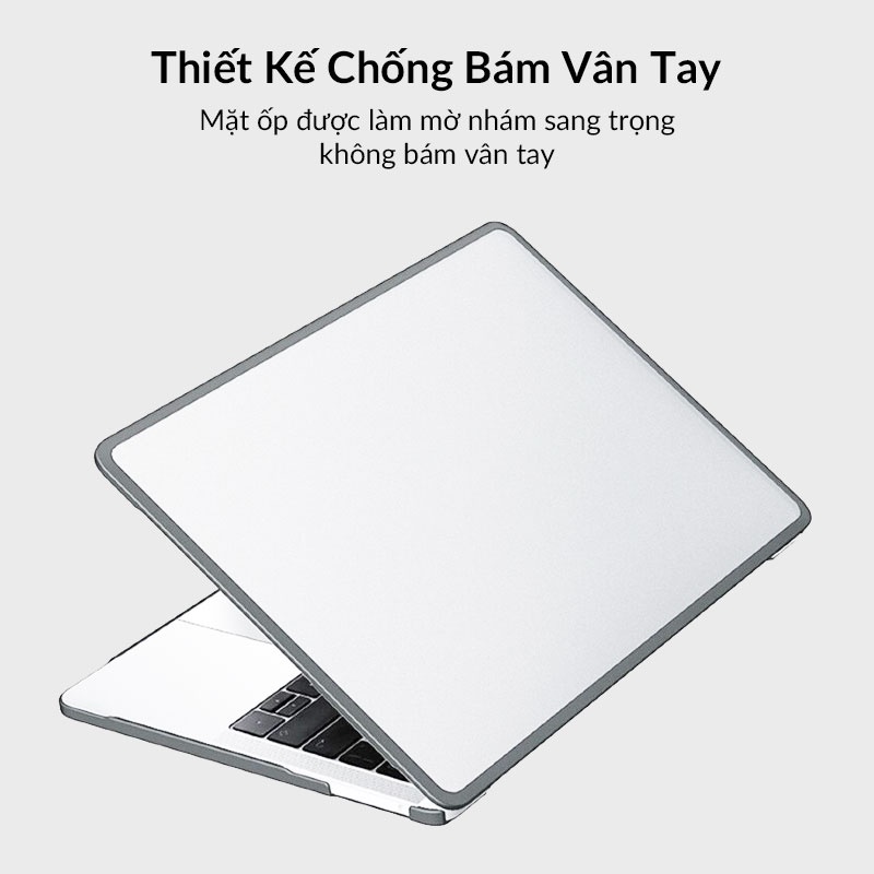 Ốp Laptgop Uniq Venture Hybrid Siêu Mỏng Thiết Kế Mờ Nhám không Bám Vân Tay Chống Trầy Xước Cho MacbookAir M1 13.3 inch