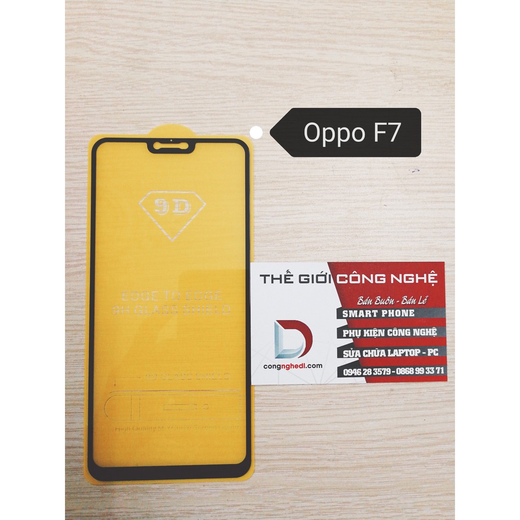 Kính Cường Lực Oppo F7 Full Màn Hình