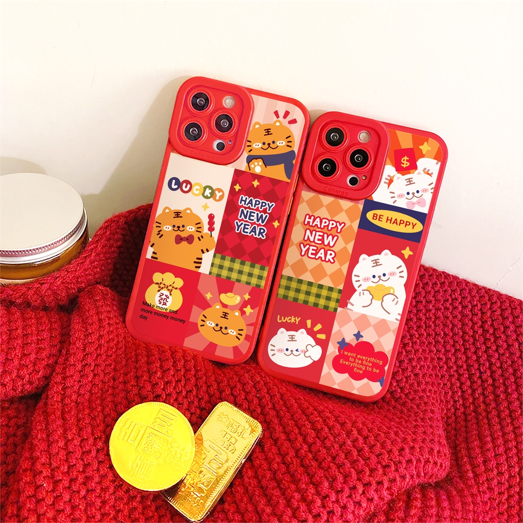 Ốp lưng iphone Hổ Năm Mới cạnh vuông 6/6plus/6s/6splus/7/7plus/8/8plus/x/xr/xs/11/12/13/pro/max/plus/promax | BigBuy360 - bigbuy360.vn