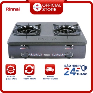 Bếp ga đôi Rinnai RV-5600G-i - Đánh lửa IC - Ngắt ga tự động - Hàng chính hãng STORE