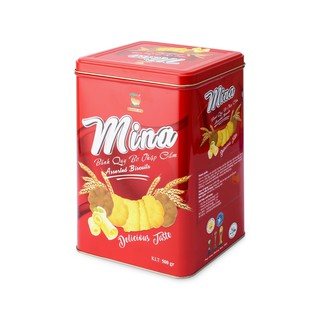 Bánh Quy Bơ Thập Cẩm MINA - Hộp thiếc sang trọng