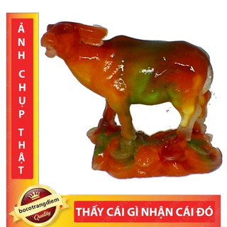 Tượng đá con giáp trâu đại màu tứ quý