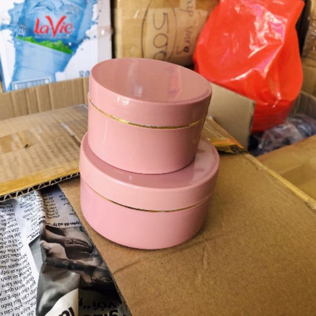HỦ ĐỰNG KEM BODY 100g [MÀU HỒNG ĐẤT]