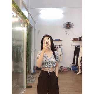 [ẢNH THẬT] Áo Croptop hoa nhí hot hit