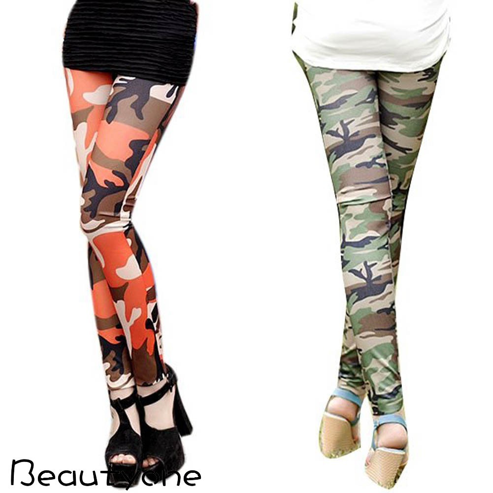 Quần legging họa tiết rằn ri cá tính trẻ trung cho nữ | BigBuy360 - bigbuy360.vn