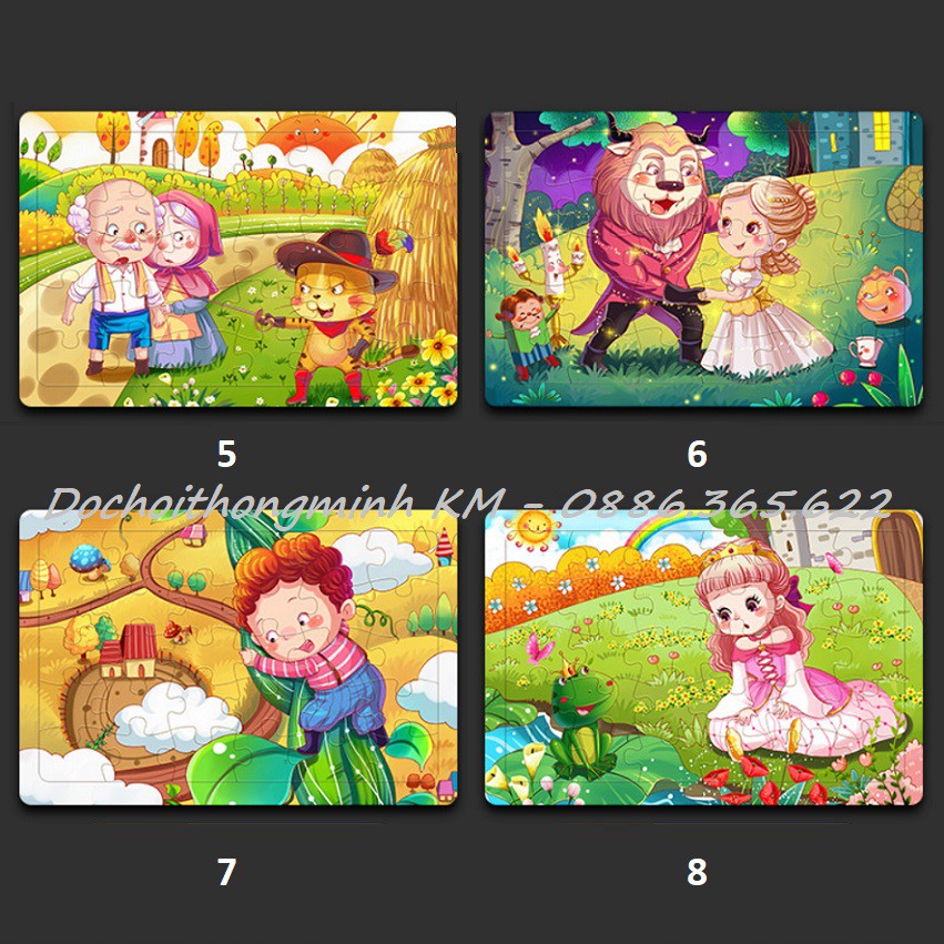 Puzzle ghép hình gỗ 30 mảnh nhiều mẫu siêu đẹp