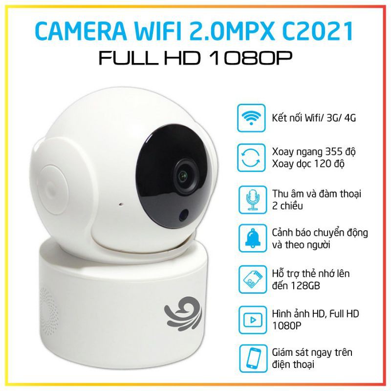 Camera Wifi CareCam YH200 Độ Phân Giải 2.0Mpx