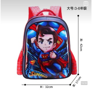 Balo cho bé tiểu học siêu nhân superman siêu bền đẹp!