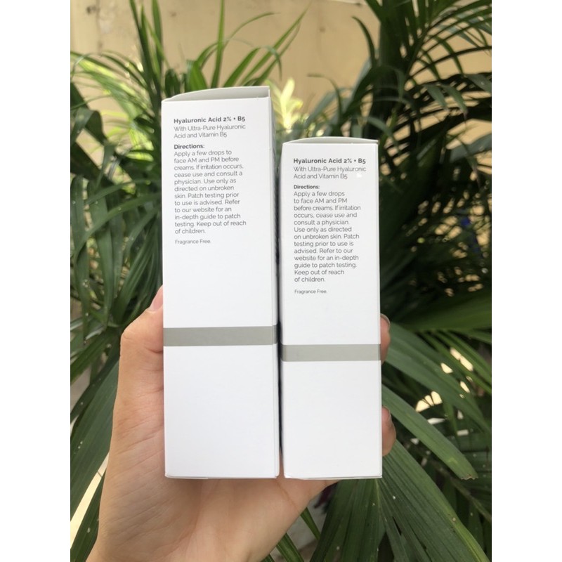 [AUTH] TINH CHẤT THE ORDINARY HYALURONIC ACID 2% + B5 ( 30ML )