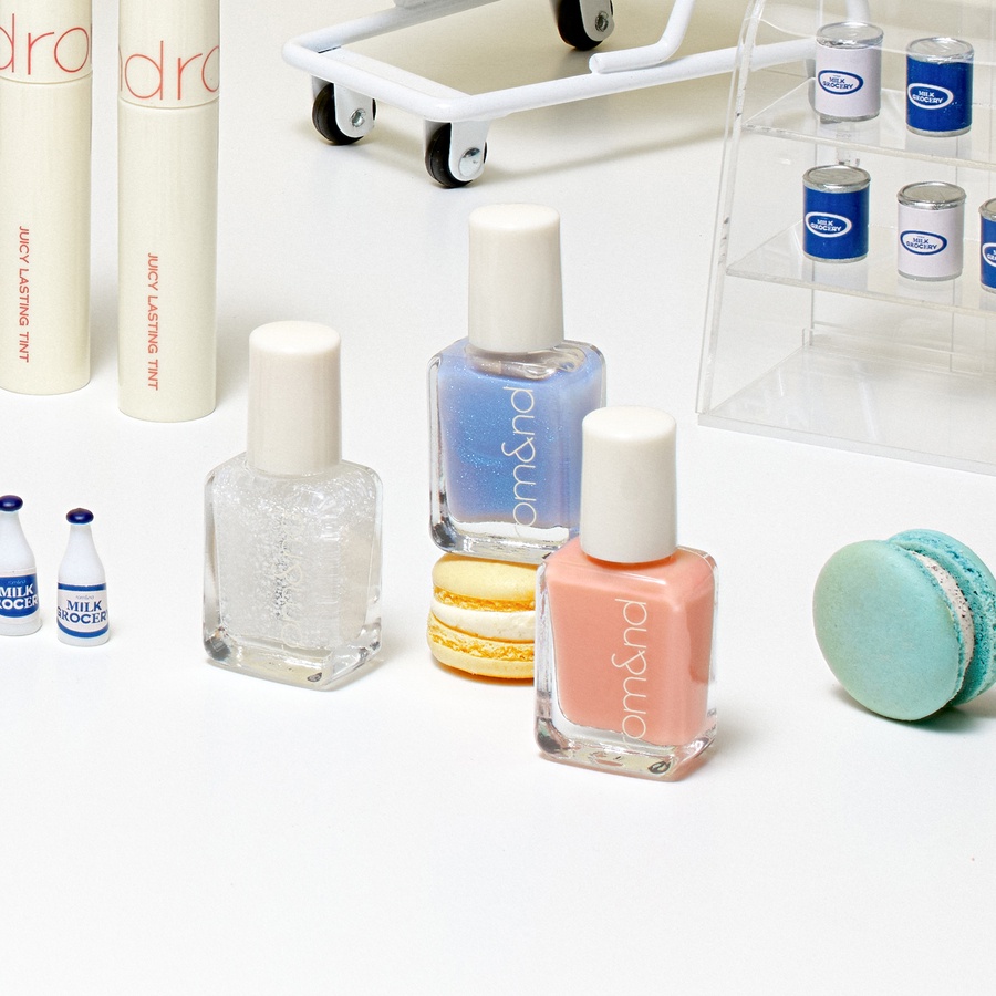 [Rom&amp;nd] [Milk Grocery] Sơn móng tay xinh xắn Hàn Quốc Romand Mood Pebble Nail 7g