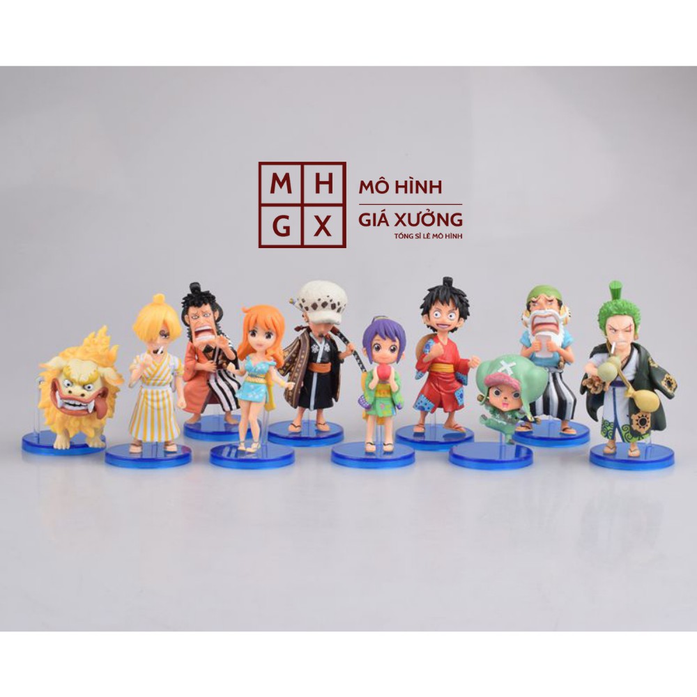 Mô hình One Piece Wcf Luffy Zoro Sanji Nami Choper Usopp Law Kin'emon Sư Tử vàng Otama (có bán lẻ) figure mô hình anime