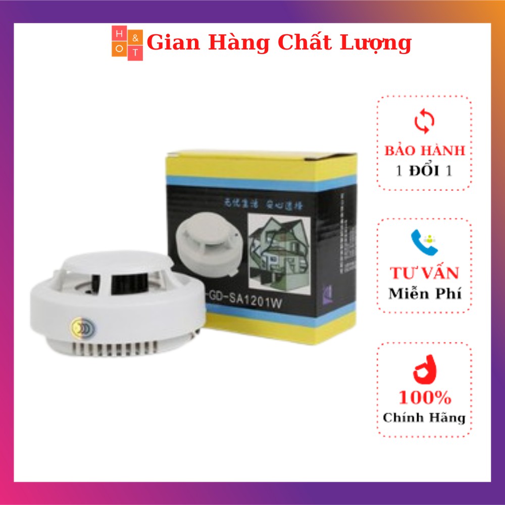 Thiết bị báo cháy báo khói không dây lắp đặt tại nhà dễ dàng - Liketech 1.