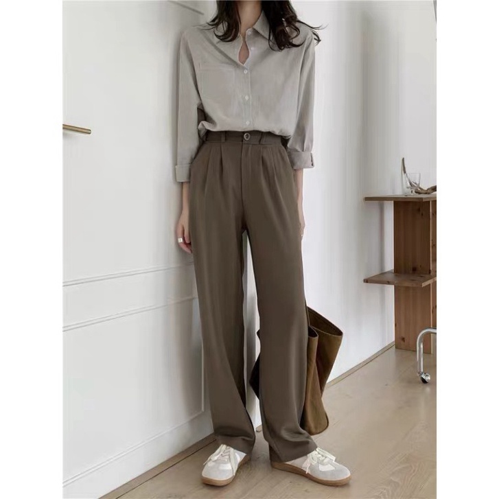 Quần Âu Nữ Ống Rộng 👖 Quần Âu Nữ Ống Rộng Thời Trang Cao Cấp Hiện Đại Trẻ Trung | BigBuy360 - bigbuy360.vn