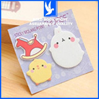 Giấy Note sticky molang 💕𝑭𝒓𝒆𝒆𝒔𝒉𝒊𝒑💕 Bird Book