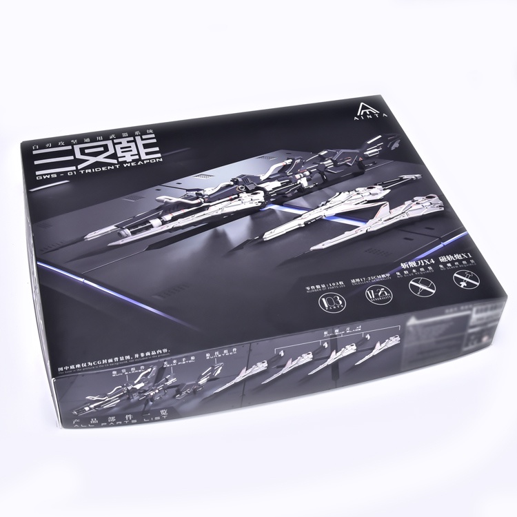 Trident gundam Phụ kiện mô hình lắp ráp đinh ba bằng nhựa G AINTA 1/100 Phụ kiện đa năng Lắp ráp mô hình súng ray