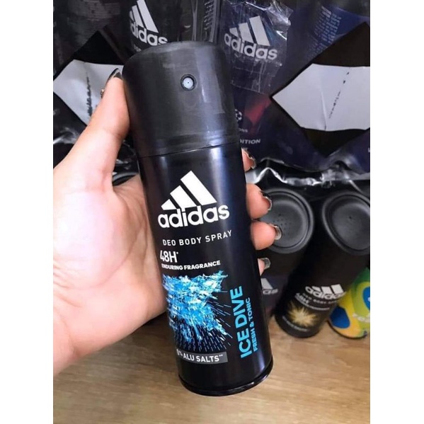 xịt khử mùi toàn thân adidas nam tính phong cách lịch lãm 150ml