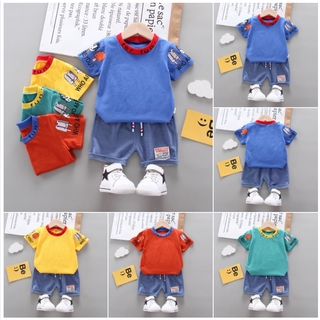 Set áo thun tay ngắn & quần short cho bé trai