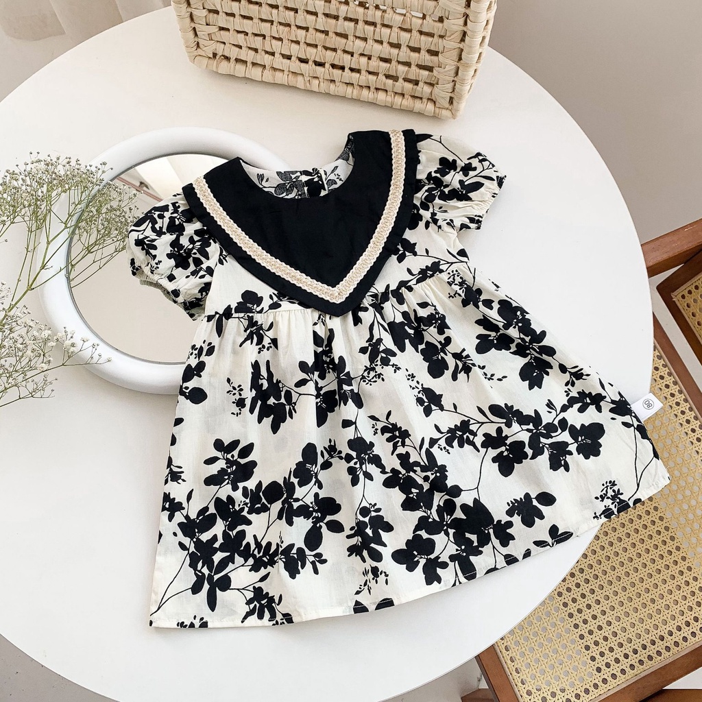 Đầm Hoa Công Chúa Cho Bé Gái