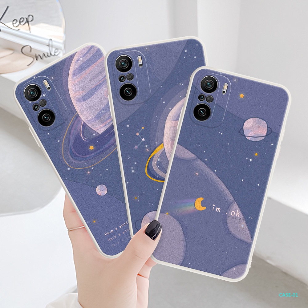 Ốp Điện Thoại Hình Hành Tinh Màu Tím Dễ Thương Cho Redmi Note 8 7 9 PRO Redmi 9T 9 9A Note 10 10S 4G H166