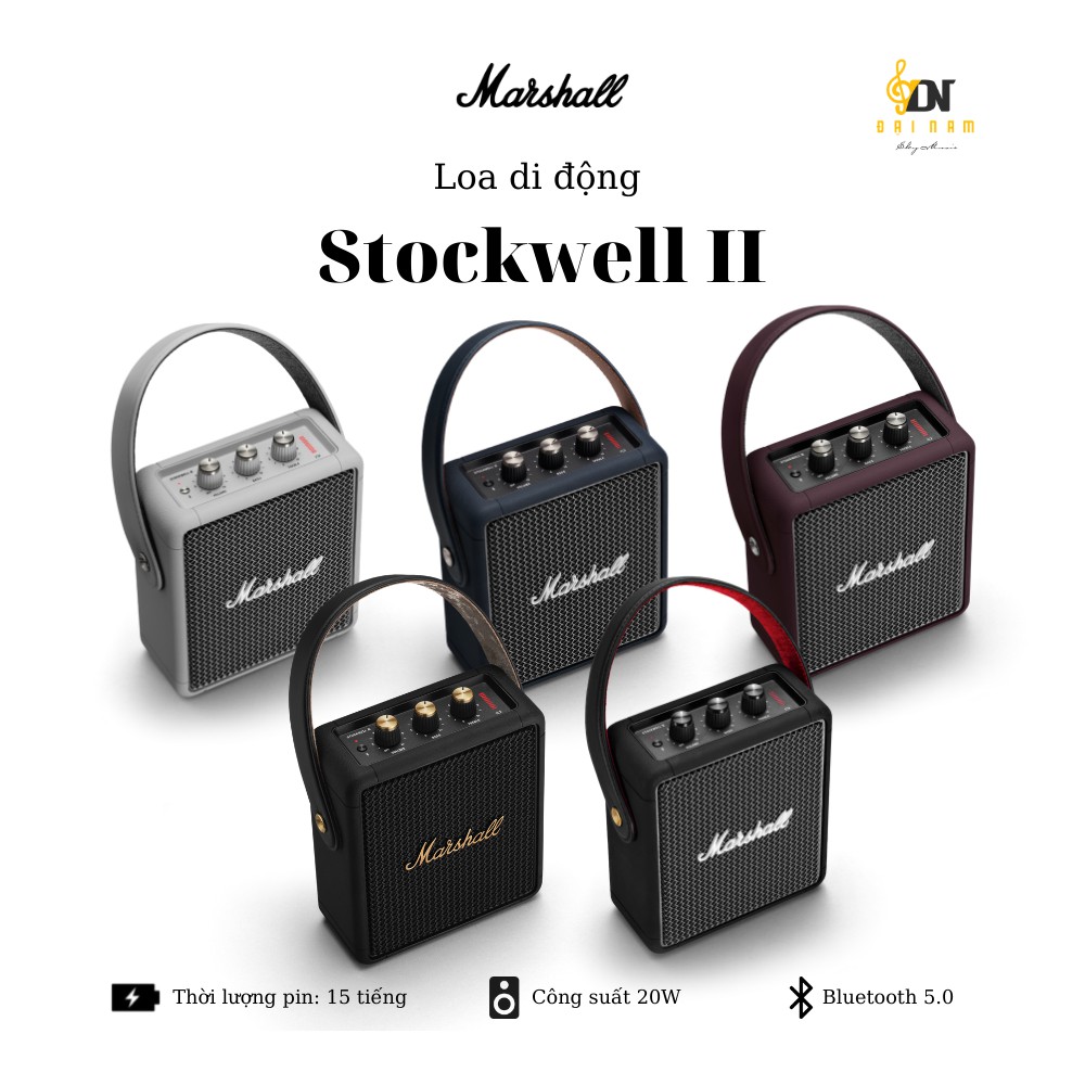 Loa Bluetooth Marshall Stockwell II Nhập Khẩu