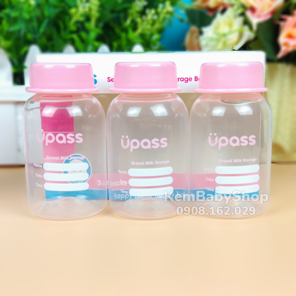 [Chính Hãng] - Bình trữ sữa Upass 125ml - bình đựng sữa mẹ Upass UP0030N