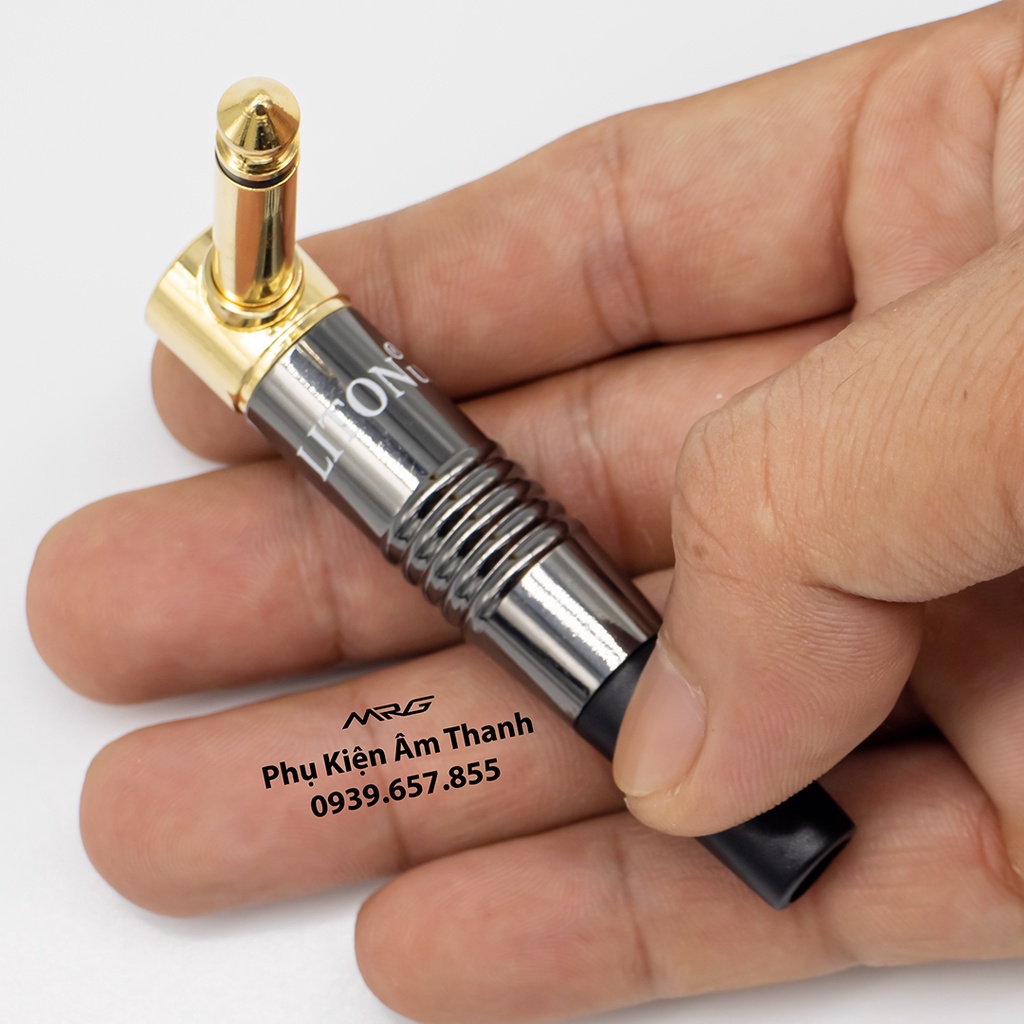 Combo 2 Jack 6.5mm  đầu thẳng + đầu cong.