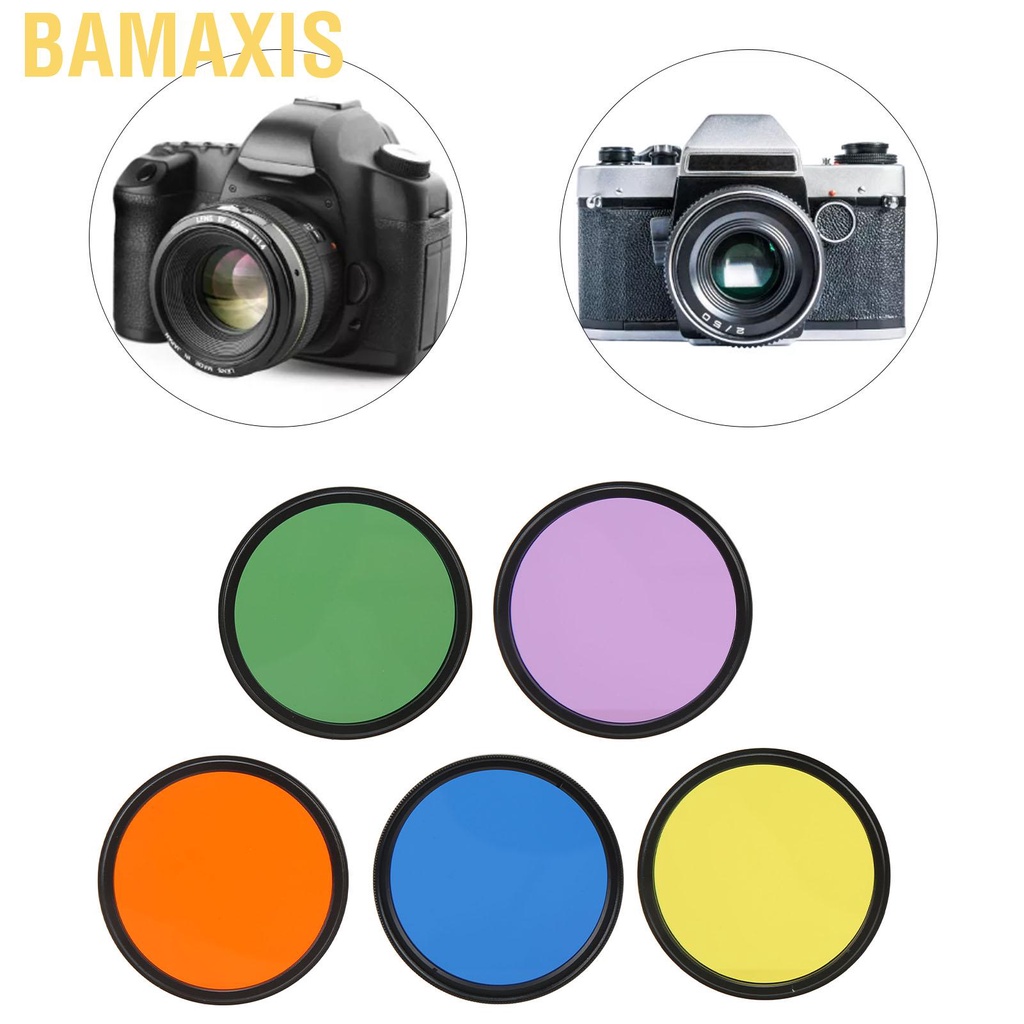 Bamaxis 52mm Lens Filter Optical Glass Camera for Nikon Fujifilm Digital Cameras Series