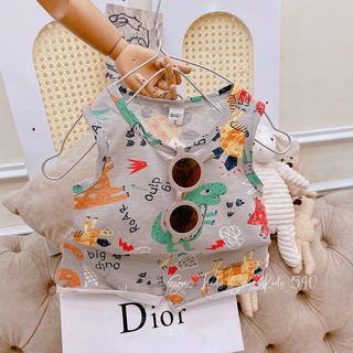 Bộ cotton ba lỗ cho bé trai 8-20kg