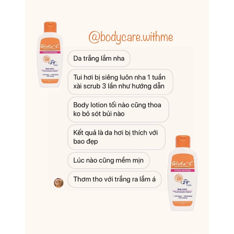Body LOTION - Kem dưỡng thể trắng da Gluta-C | BigBuy360 - bigbuy360.vn