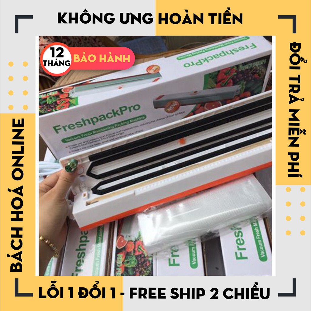 Máy hút chân không Fresh Pack Pro, máy hút chân không kiêm hàn miệng túi thực phẩm cao cấp