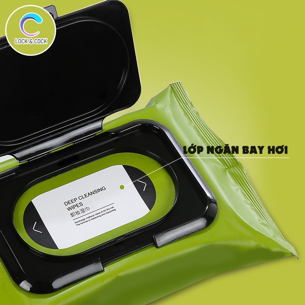 Khăn giấy ướt tẩy trang quả bơ 1 hộp 60 tờ | BigBuy360 - bigbuy360.vn