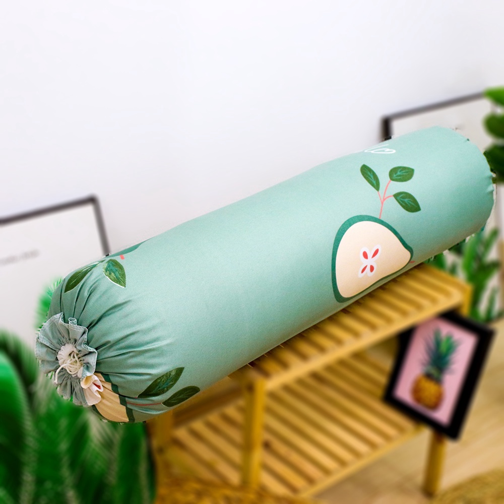 Vỏ gối ôm Sunzin Cotton Poly mẫu Bò Xám - áo gối ôm Kích thước 35 x 105 cm
