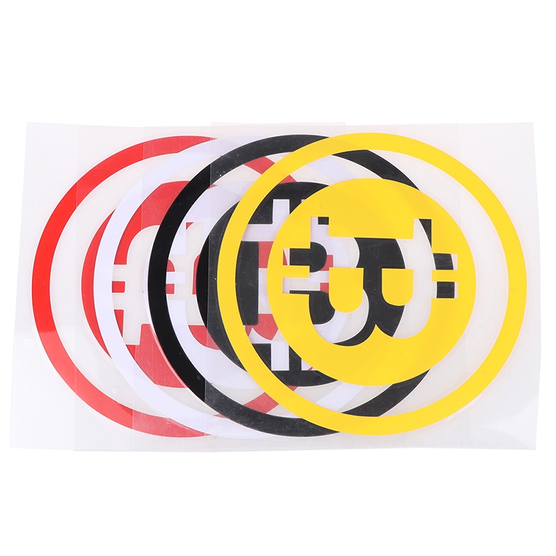 [Louislife] Bitcoin Car Sticker Cryptocurrency Blockchain Sticker Vinyl Car Window Decal