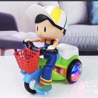 Đồ chơi cậu bé shipper phát nhạc có đèn