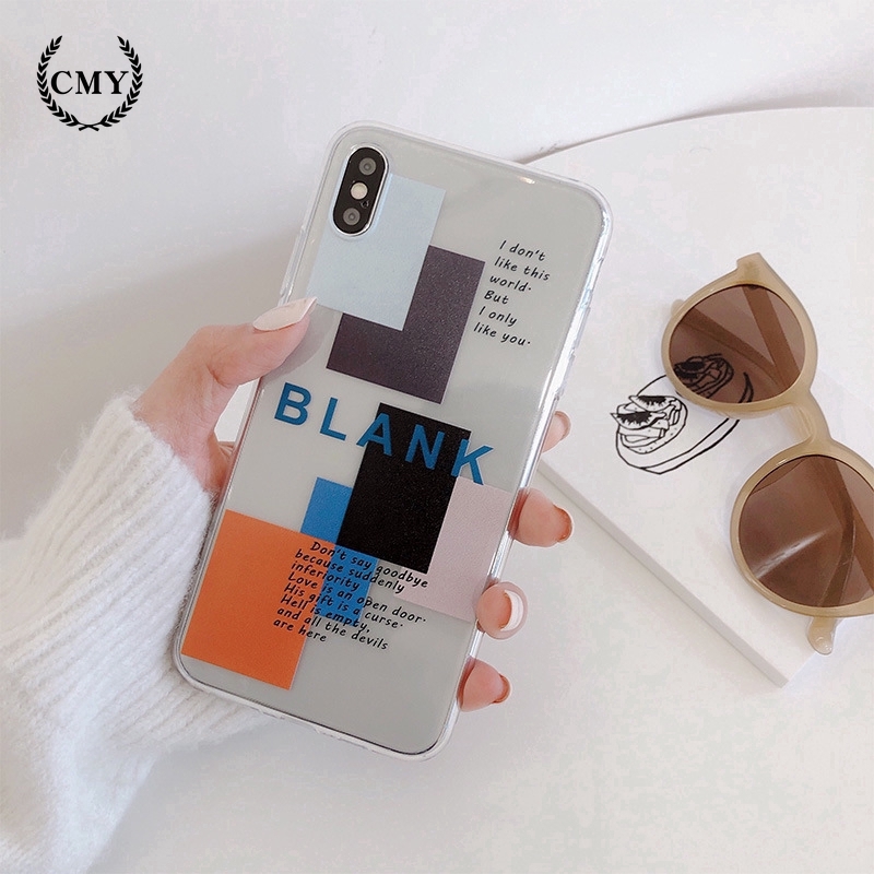 Ốp điện thoại họa tiết trừu tượng bình bầu trời và hình vuông cho iPhone11/11Pro 11pro Max X XR XS XS MAX 78 plus SE | BigBuy360 - bigbuy360.vn