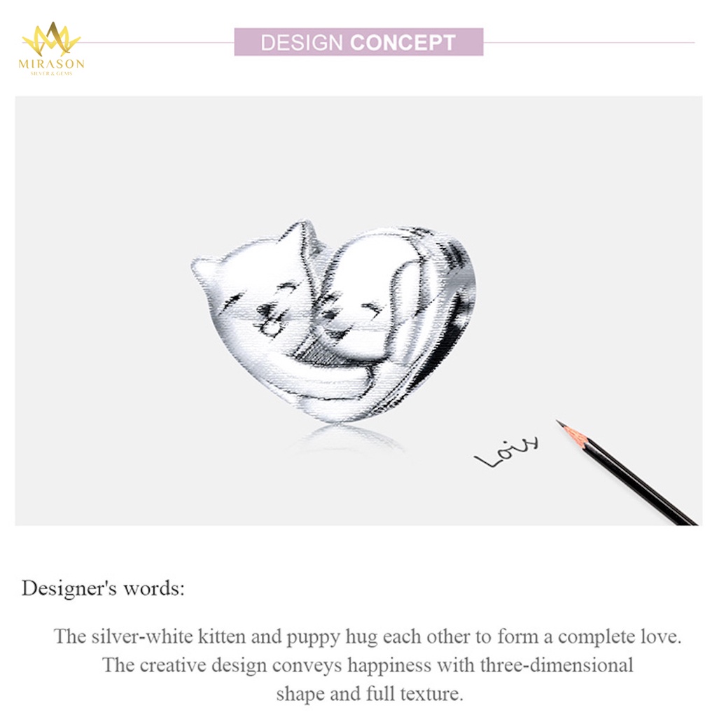 MIRASON - Charm Bạc 925 Cao Cấp - MCH034