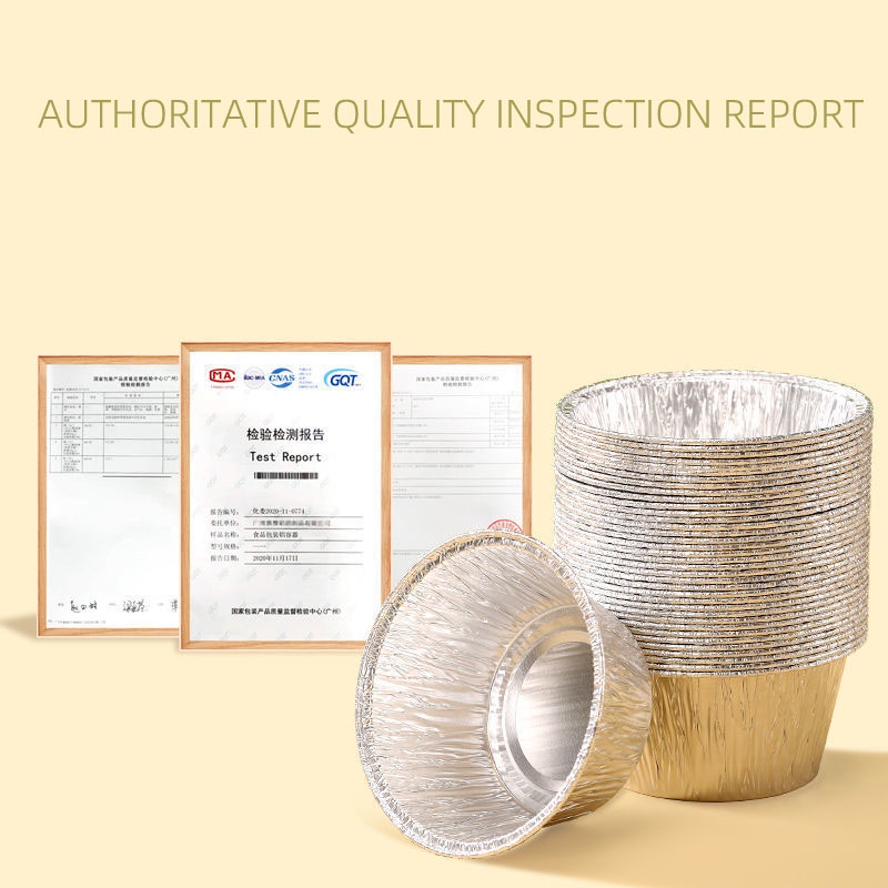 Khay Giấy Thiếc Nướng Bánh Trứng Chịu Nhiệt Cao Tiện Dụng