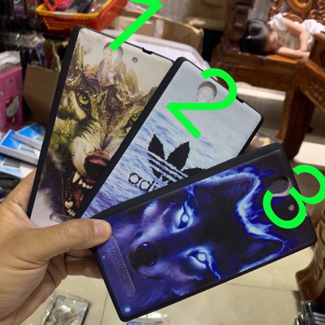 Ốp lưng Sony C3 in logo hình